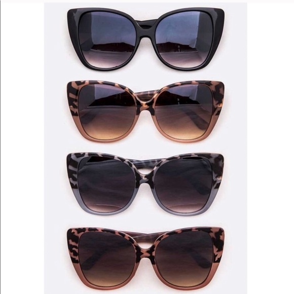 Retro Leopard Print Sunglasses - Picture 2 of 6